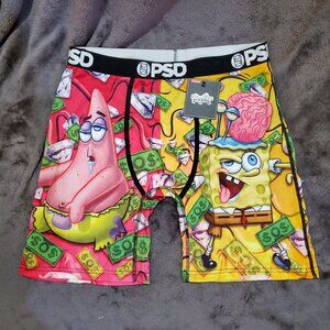 PSD Spongebob Squarepants Money Drip Men's Size X-Large Underwear Boxer Briefs